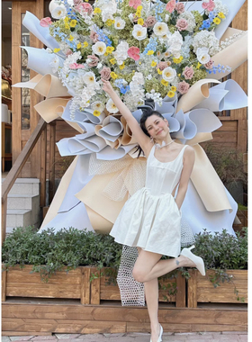 超大花束网红店铺摆件装饰陈列开业活动打卡布置婚礼户外新年元旦