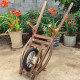 Antique wooden unicycle trolley balance car kindergarten parent-child games outdoor development team building activity props