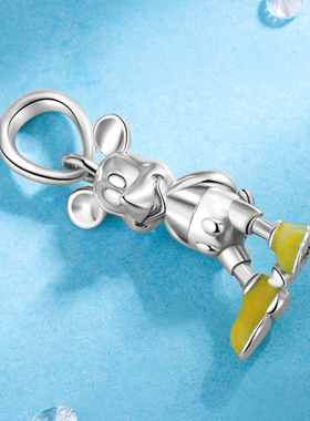 S925纯银米奇串珠女手链手镯配饰