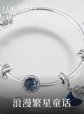 潘家纯银雪花设计手镯轻奢高级感