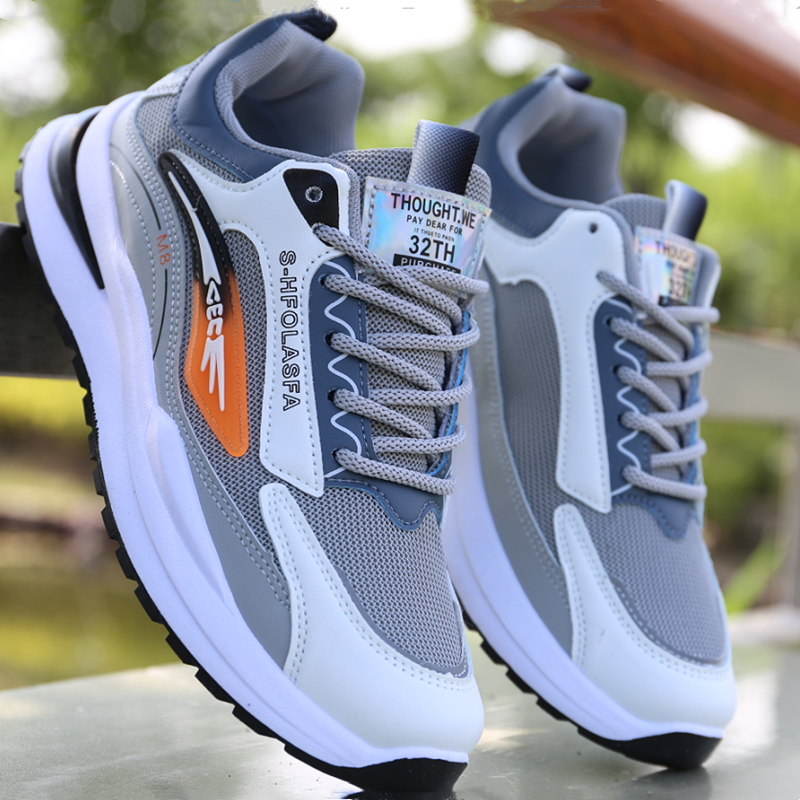 男鞋新款网面透气运动鞋韩版百搭男士休闲软底防滑跑步鞋男网布鞋,淘宝优惠券,粉丝福利购,淘宝优惠卷