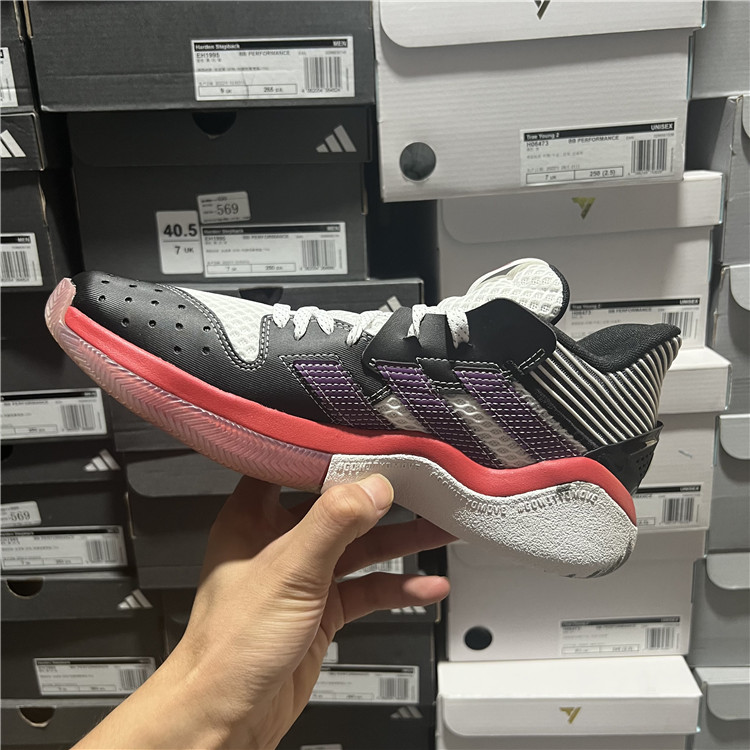 Adidas/阿迪达斯 Harden Stepback男子哈登训练实战篮球鞋EH1995-图0