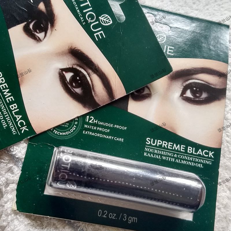 印度百奧百奧田眼線筆Biotique Kajal杏仁增長睫毛煙燻妝進口
