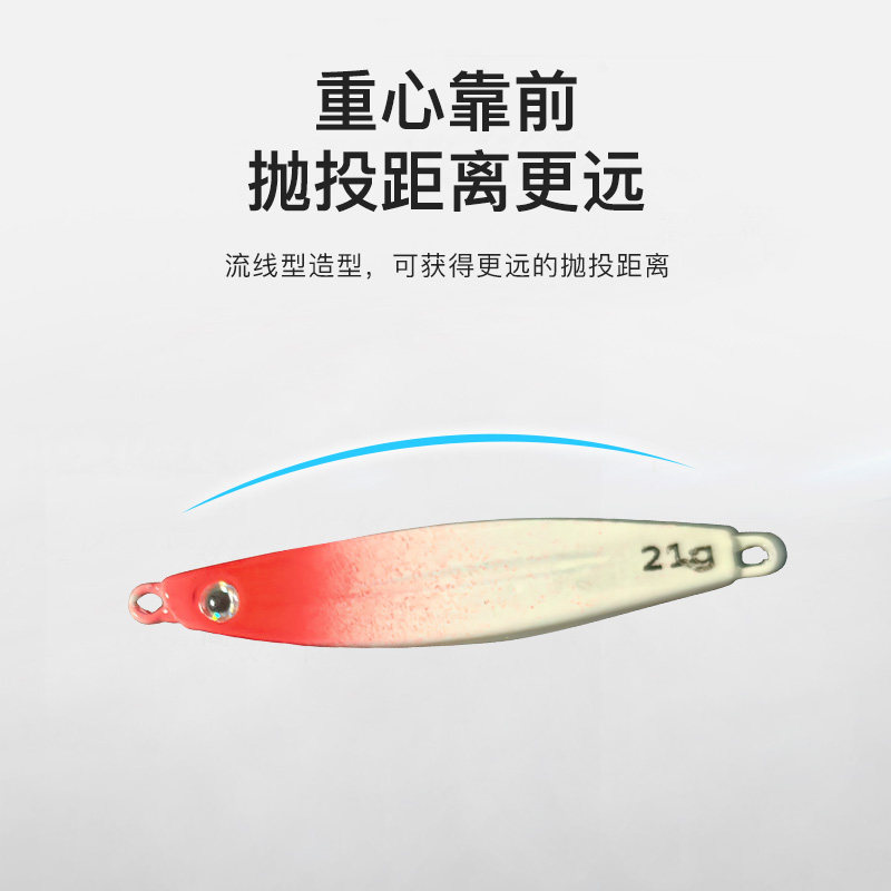 万亚岸抛小铁板假饵亮片路亚亮片金属饵铁板铅鱼饵14g带导水槽IMA,淘宝优惠券,粉丝福利购,淘宝优惠卷