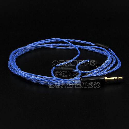 定制SE215 315 425 535 846 UE900W80MMCX耳机升级线单晶铜镀银线 - 图2