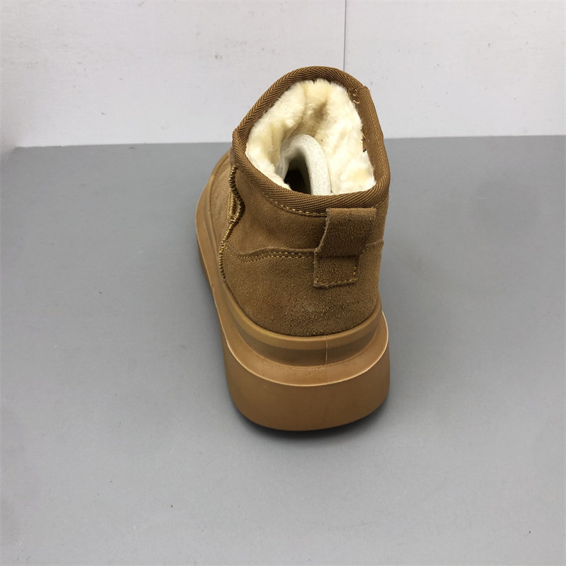 工厂直销2025冬款女鞋圆头厚底韩版洋气雪地靴女靴加绒保暖女鞋,淘宝优惠券,粉丝福利购,淘宝优惠卷