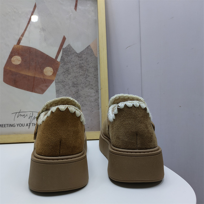 工厂直销2025冬款女鞋圆头厚底加绒增高防滑勃肯鞋外贸鞋女勃肯鞋,淘宝优惠券,粉丝福利购,淘宝优惠卷