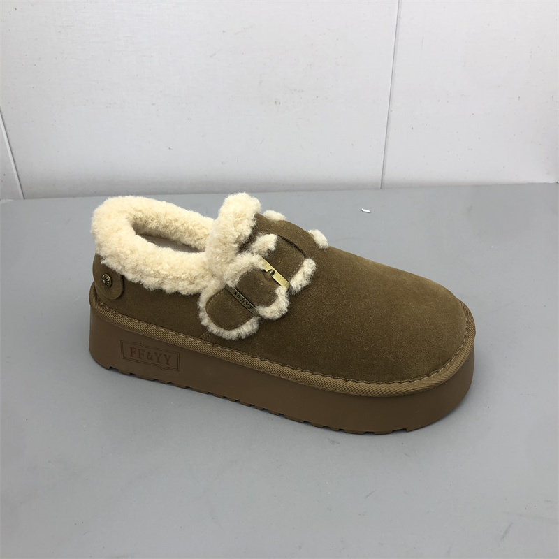 品牌撤柜2025圆头加绒勃肯鞋女冬季保暖毛毛外穿厚底休闲棉鞋女鞋,淘宝优惠券,粉丝福利购,淘宝优惠卷