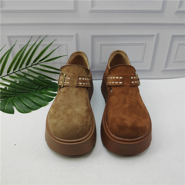 品牌撤柜2026复古风勃肯鞋女厚底松糕鞋圆头皮带扣休闲百搭单鞋,淘宝优惠券,粉丝福利购,淘宝优惠卷