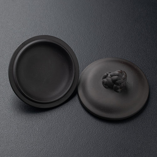一个装半手工家用紫砂紫泥茶壶盖子西施茶具配件泡茶茶杯盖子 - 图0