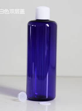 500ml圆形pet蓝色厂家直销乳液瓶