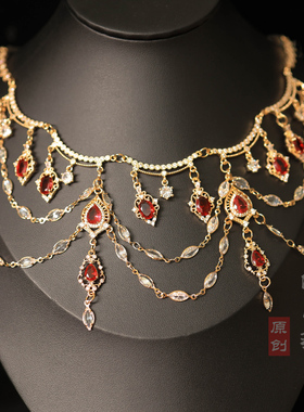 傅小菲锆石铸铜流苏异域