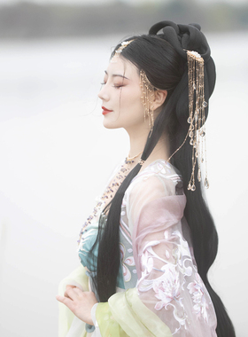傅小菲发钗铸铜汉服古风