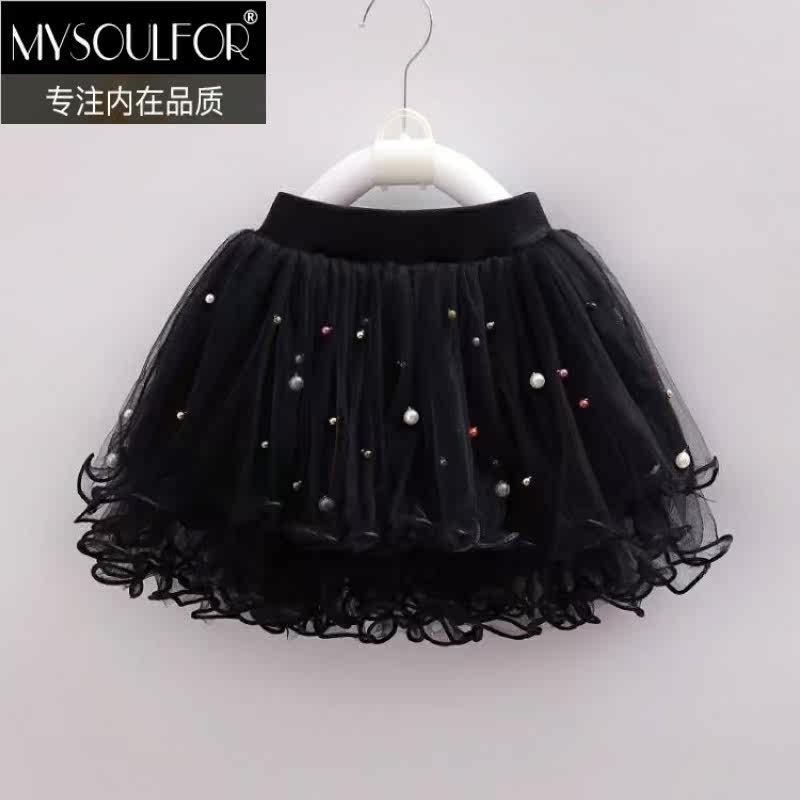 舞蹈裙春春秋装小女孩蓬蓬半身裙 mysoulfor半身裙