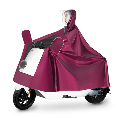 电动车雨衣雨披单人加大加厚长款