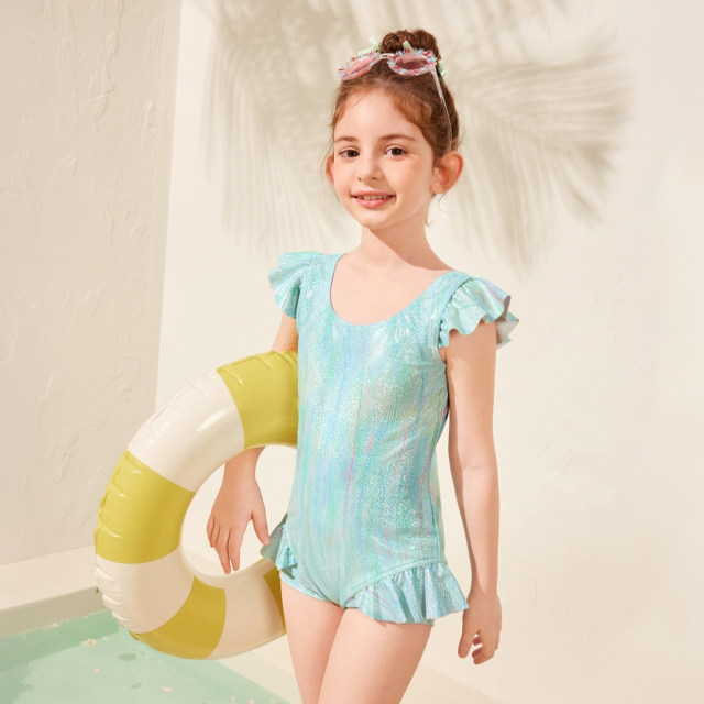 MINIPEACE PEACEBIRD ເຄື່ອງນຸ່ງເດັກນ້ອຍ Baby Girl Princess Swimwear