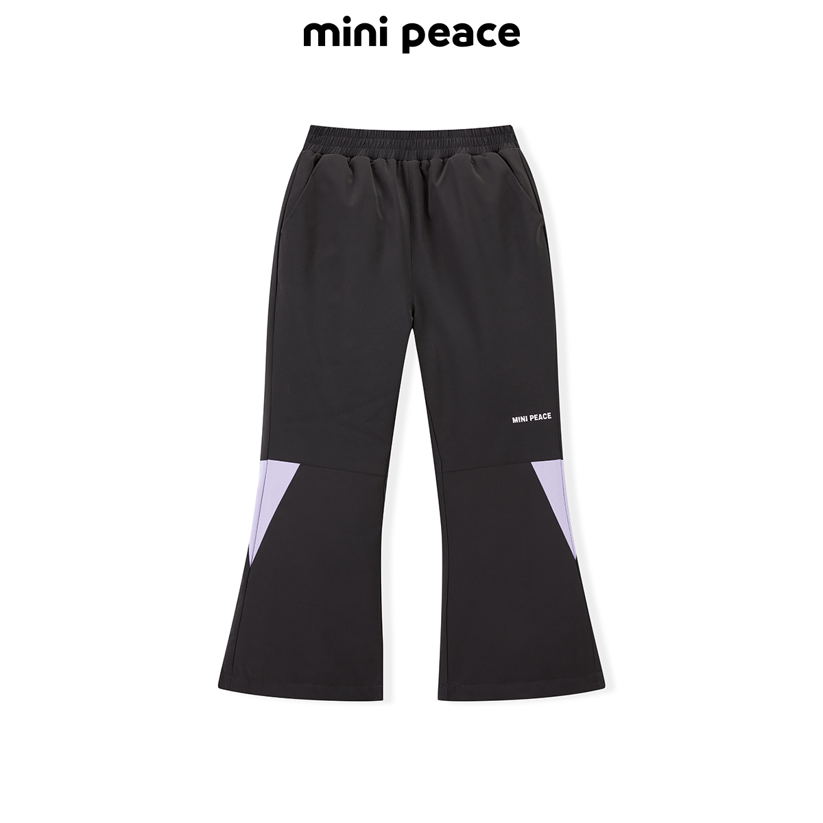 MINIPEACE太平鸟童装女童羽绒裤冬季加绒加厚儿童户外喇叭滑雪裤