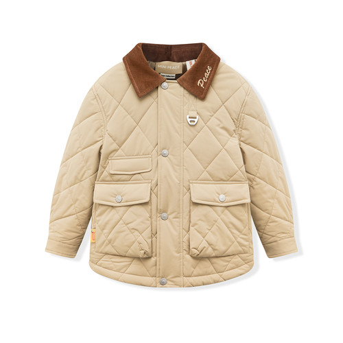 【专柜同款】MINIPEACE太平鸟童装男童棉服棉袄儿童工装外套冬装 - 图3