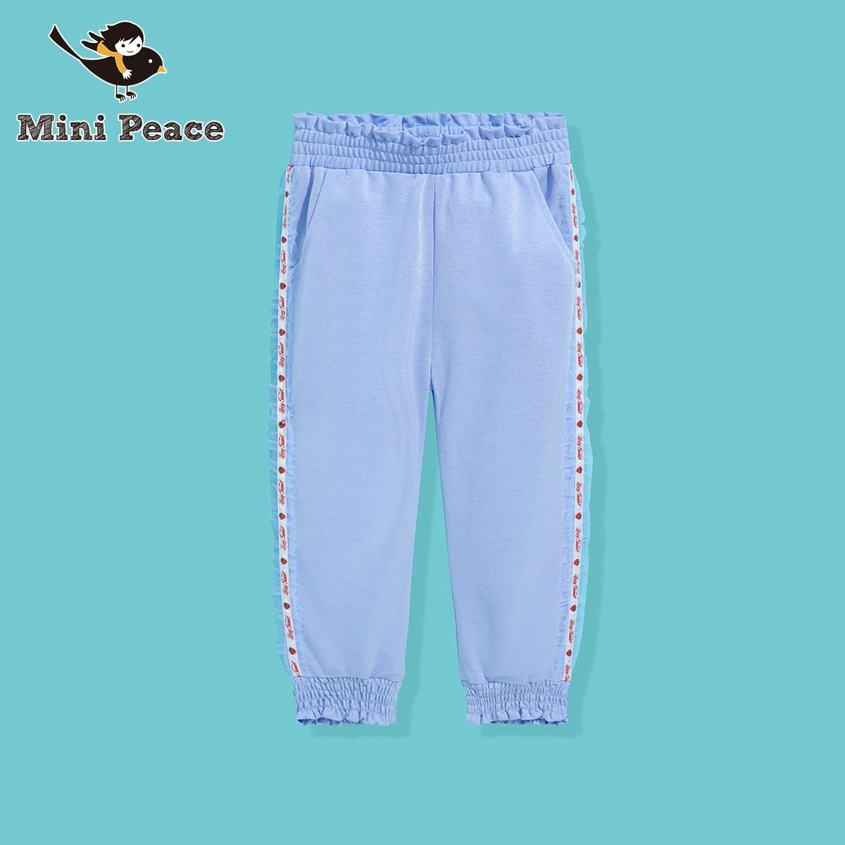minipeace太平鸟童装2020夏休闲裤 minipeace普埃拉裤子