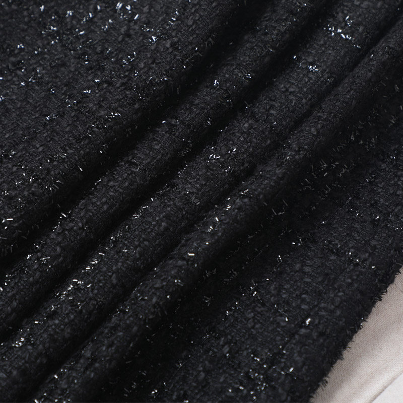 亮丝秋冬黑色2021新款小香风半身裙 mzgg木子格格半身裙