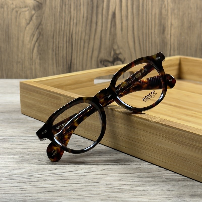 玛士高MOSCOT复古圆形板材眼镜框男BAITSIM高级感圆框近视架女 潮,淘宝优惠券,粉丝福利购,淘宝优惠卷