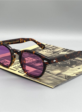 骄阳伴我紫色墨镜复古男女