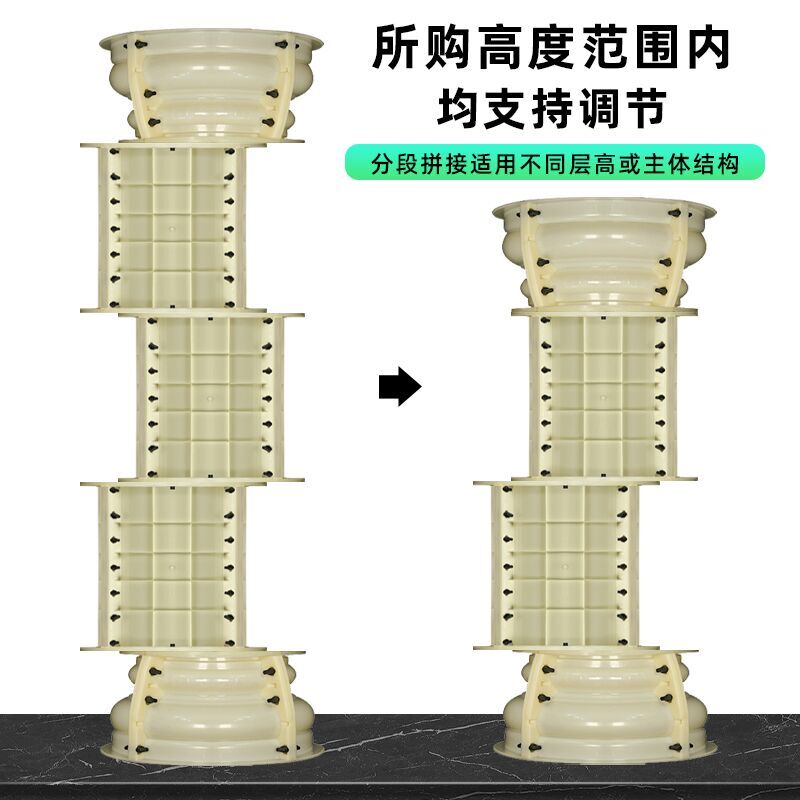 罗马柱子模具圆柱光面柱模型别墅圆形水泥小柱子装饰建筑模板塑料 - 图2