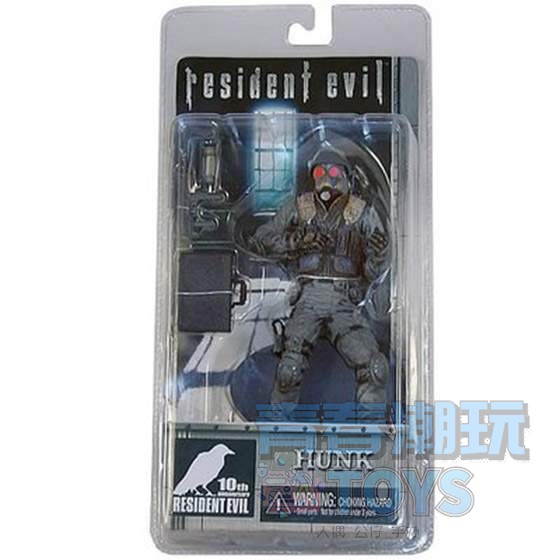 NECA 生化危机 僵尸狗丧尸犬 汉克毒气面具 可动手办公仔人偶模型 - 图3