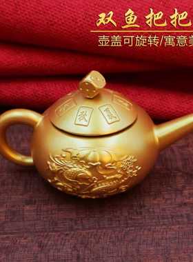 黄铜马上胡赢手把件摆件黄铜趣味