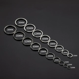 Круглый брелок из нержавеющей стали с застежкой, аксессуар, новая коллекция, увеличенная толщина