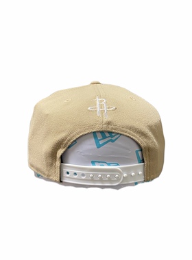 New Era & NBA联名款 休息顿火箭队3D刺绣印花 潮流遮阳可调节