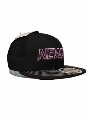 New Era 纽亦华 朋克系列 经典logo可调节平檐遮阳情侣棒球帽