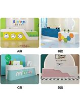 Childrens Paradise Cashier Desk Art Training Institution Front Desk Cartoon Small Train Bar Terrace Amusement Place Reception Desk