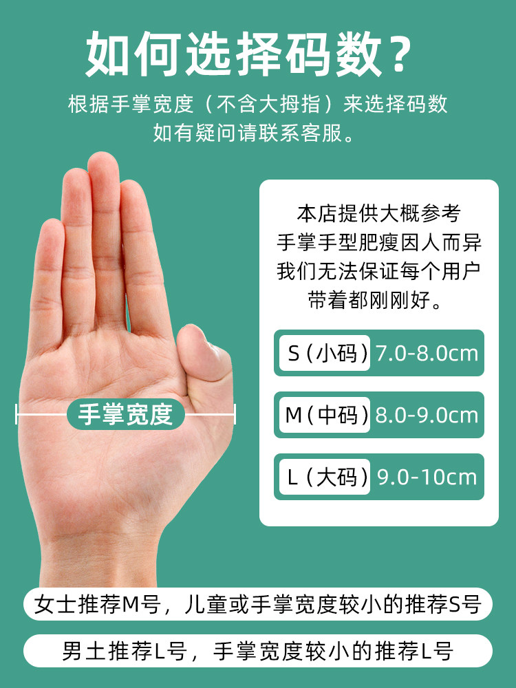 pvc食品级加厚餐饮厨房一次性手套 析营居家日用一次性手套
