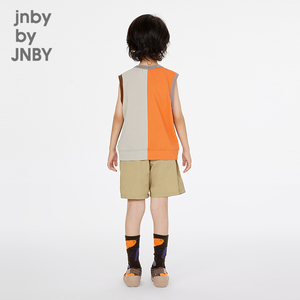 江南布衣童装上下装组合套装拼接条纹两件套