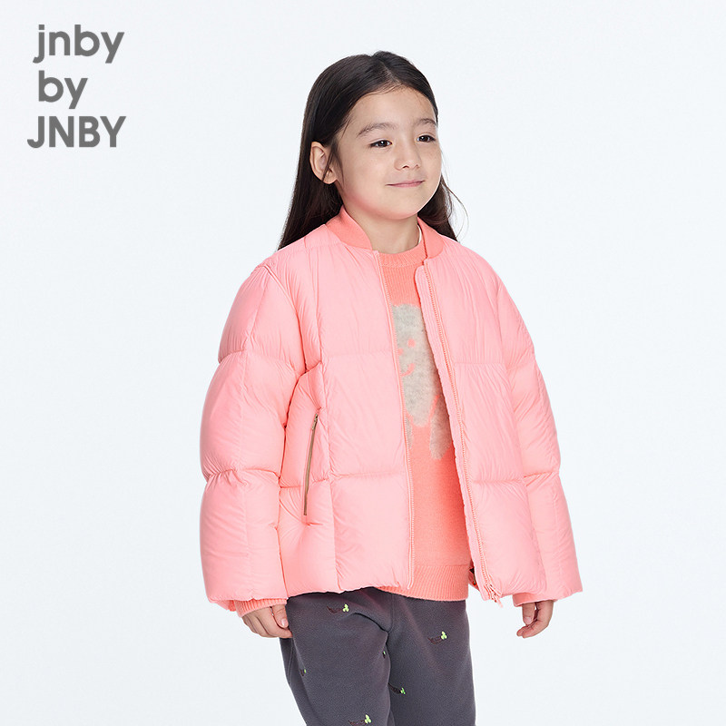 江南布衣童装时尚短款休闲羽绒服A型简约宽松冬女童jnbybyjnby 女童冬实拍商品图