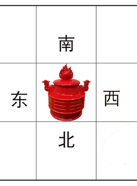 丹凤日月堂北方是非陶瓷八卦炉
