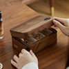 Nalando good jewelry box walnut portable
