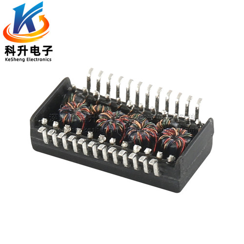 SG24002G SOP24脚 贴片双口千兆单口 网络隔离滤波变压器 可直拍 - 图1