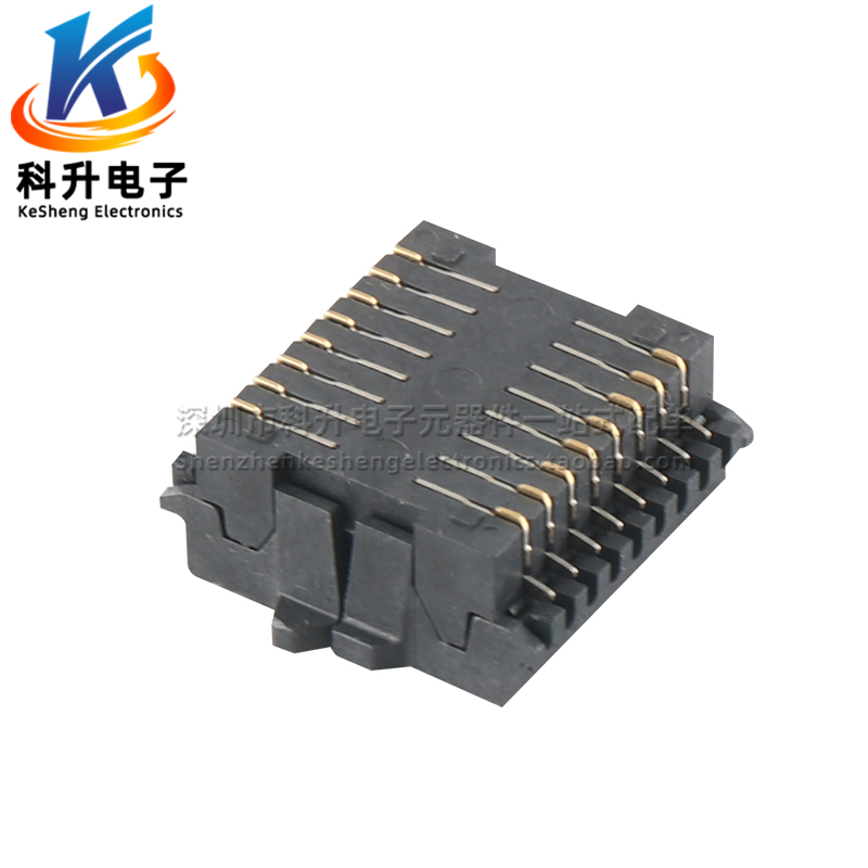 进口贴片SMT SOP16镀金脚16P宽体闪存内存 IC芯片测试座 SOIC16-图1