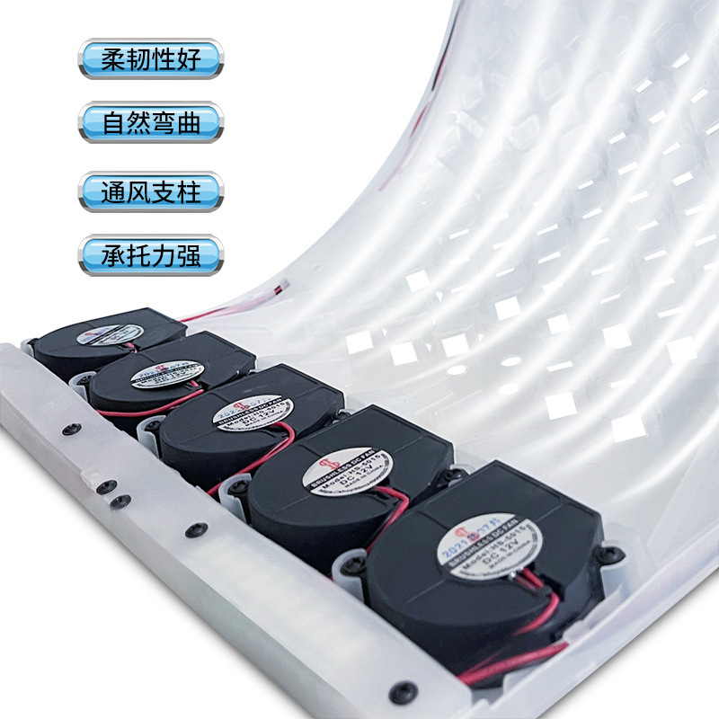 汽车坐垫夏季多功能通风按摩座椅垫冷风透气散热凉垫12v24V通风垫
