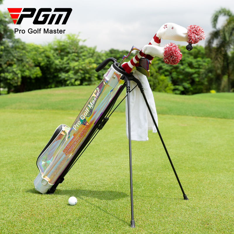 PGM高尔夫球包男女幻彩支架球包超轻便携式枪包球杆包防水透明TPU - 图3