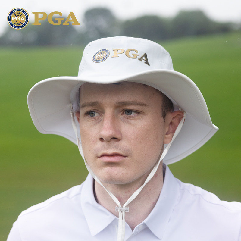 美国PGA 高尔夫球帽男士渔夫帽夏季遮阳防晒太阳帽球队定制帽子,淘宝优惠券,粉丝福利购,淘宝优惠卷