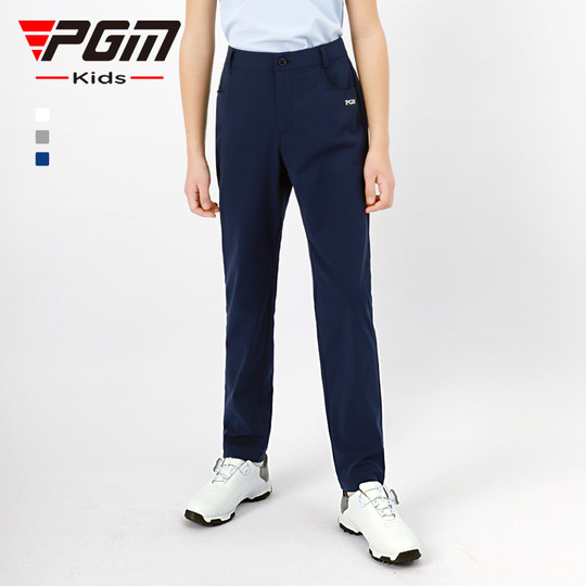 Pgm pantalons de golf pour enfants garçons taille élastique