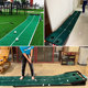 Adjustable slope widened golf exerciser putting green
