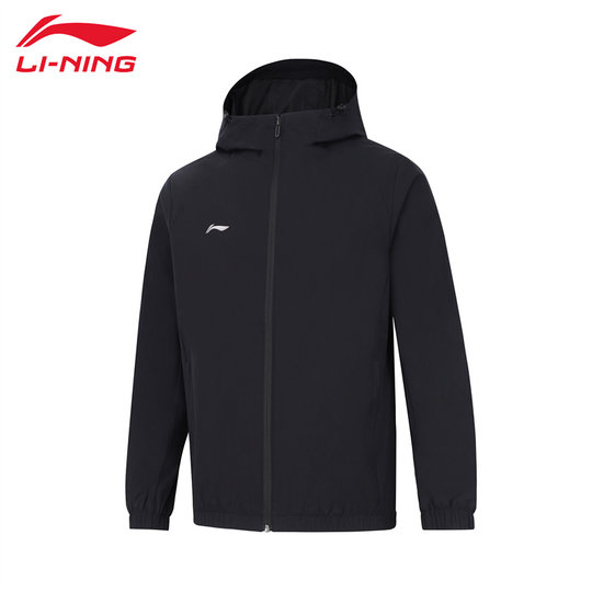 Li Ning sports windbreaker same style as men and women in team building cool breathable hooded outdoor windproof jacket AFDU626
