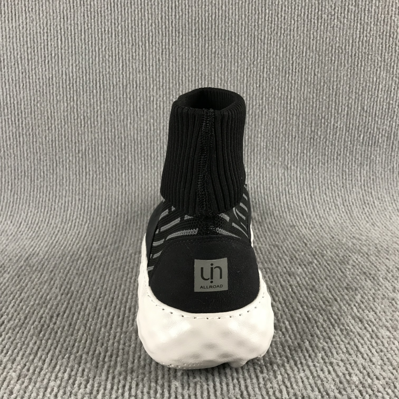 U·IN瑕疵男鞋弹力针织弹力高帮鞋春秋季韩版懒人百搭潮流休闲鞋 - 图1