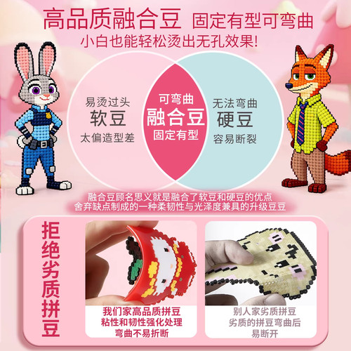 拼豆补充包棕色系融合豆G系列G16G12G20G13G18G01G02G07豆子颗粒 - 图0