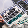 Sketch pen box Art student drawing multi-layer tool box