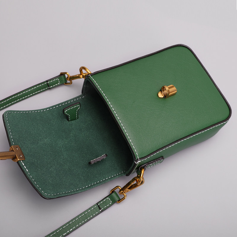 【薇娅推荐】真皮小包包2020斜挎包装 蓝舞手机包